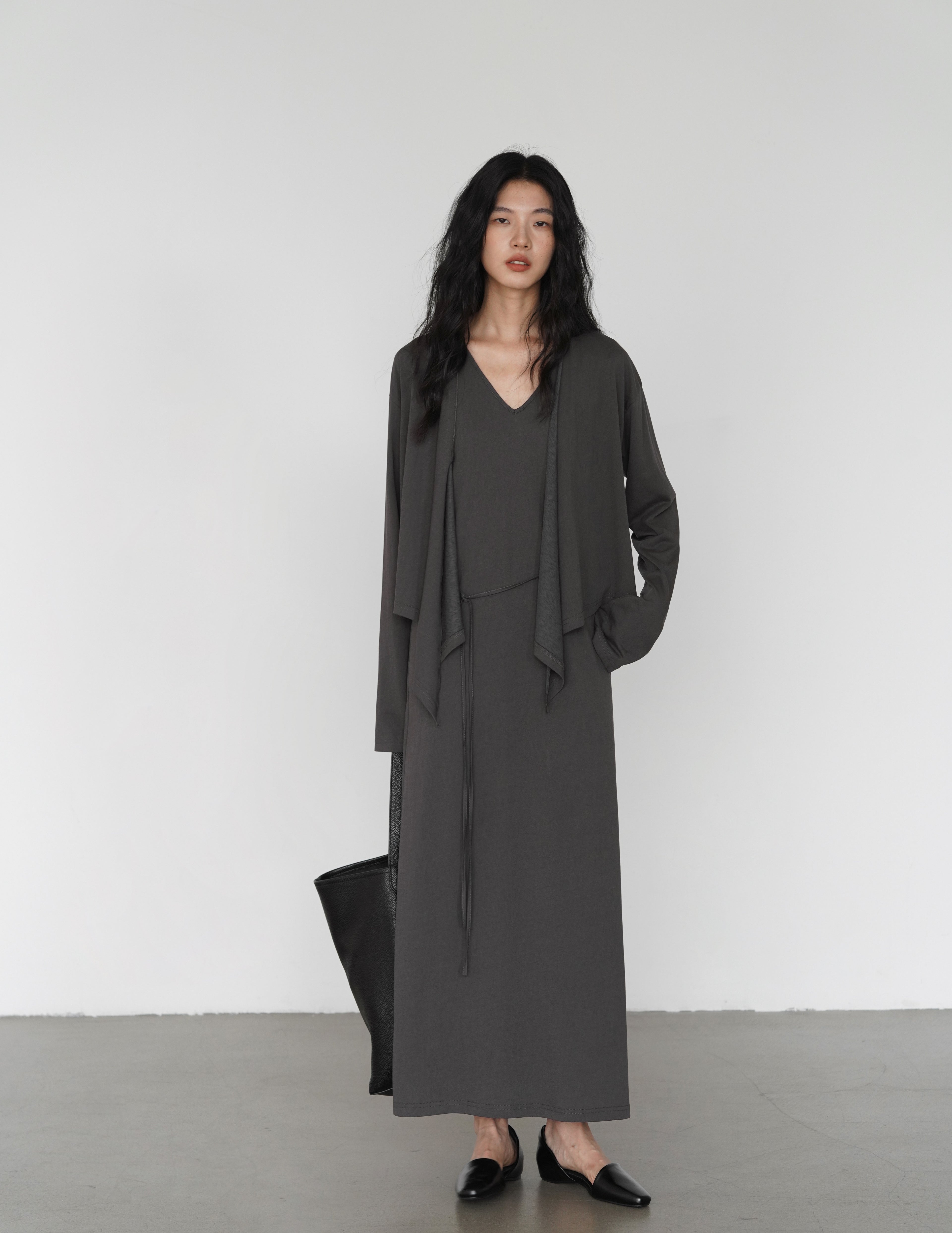 セットアップワンピース&カーディガン M00024