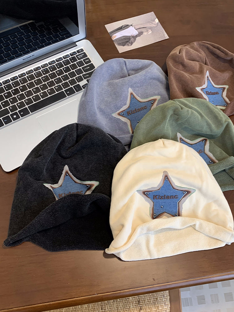 スター柄スラウグーンキャップ M00097