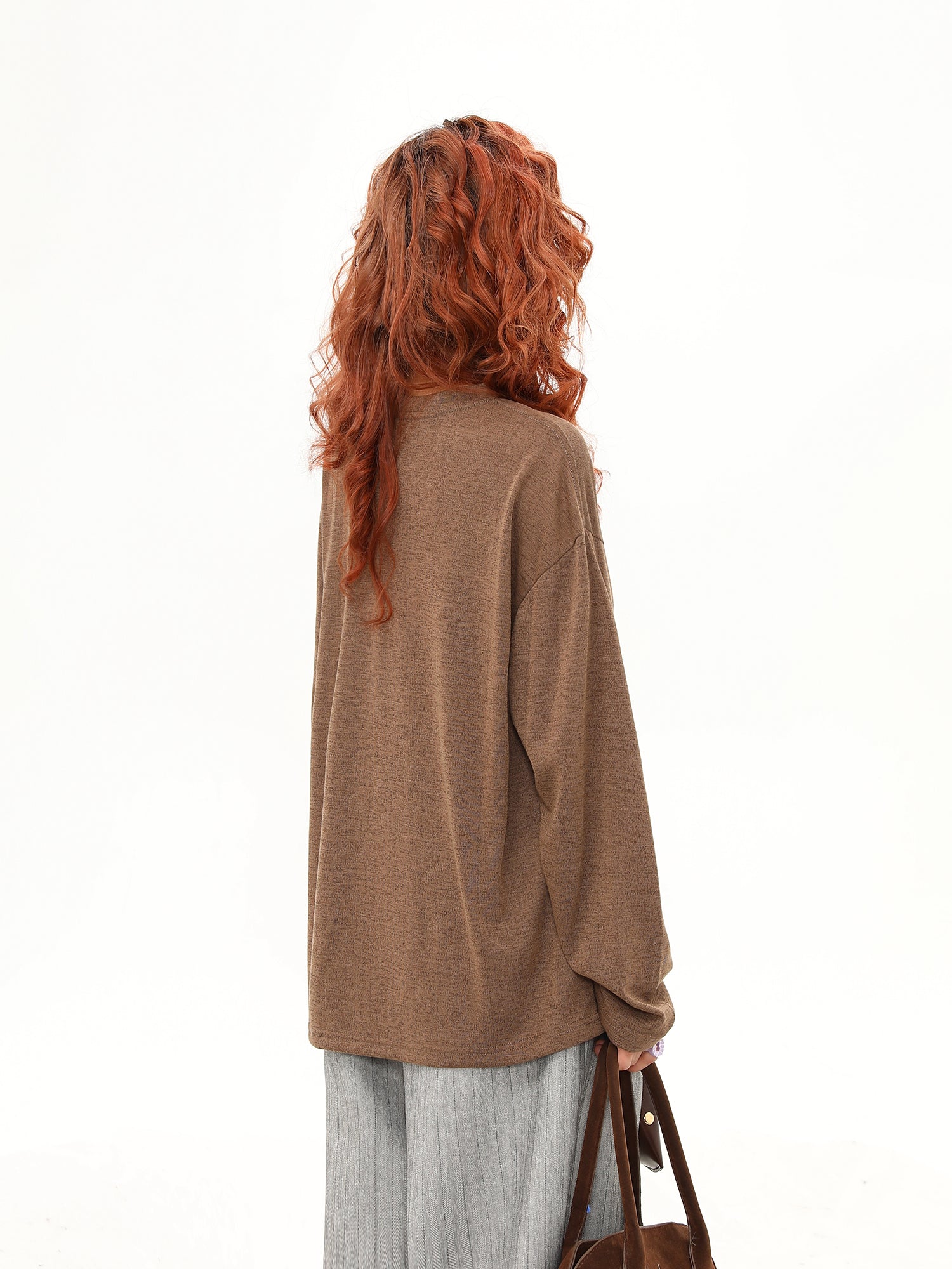 リネン ドレープ感 長袖 M00094