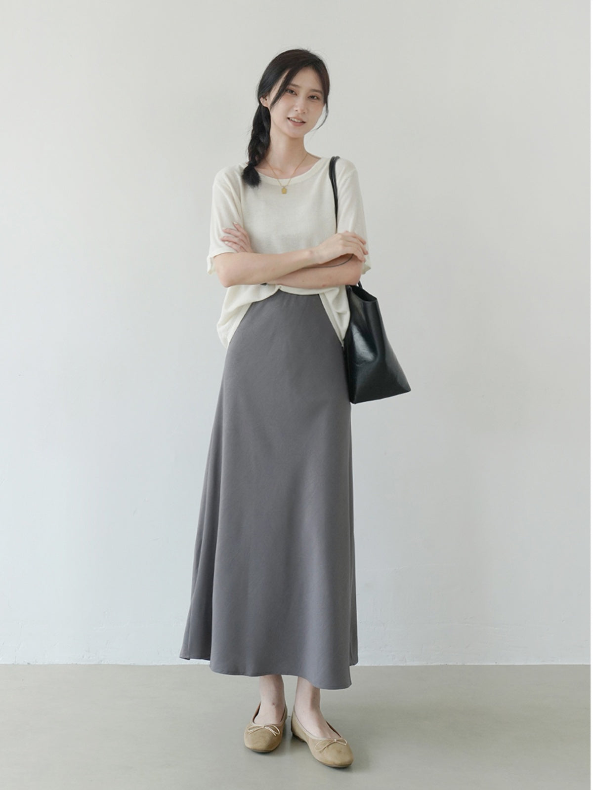 Aラインスカート M00055