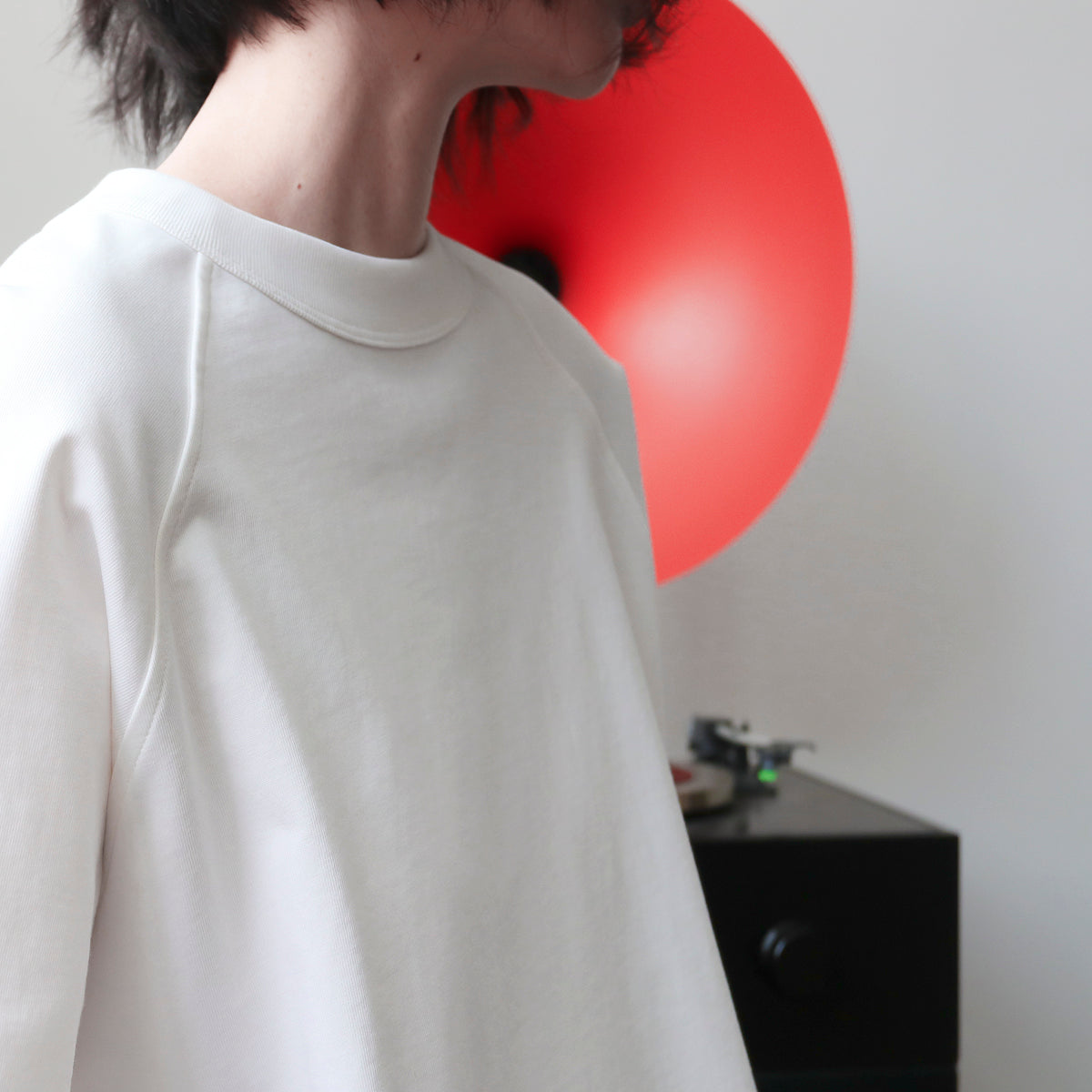 クルーネック ロングスリーブ T シャツ M00108