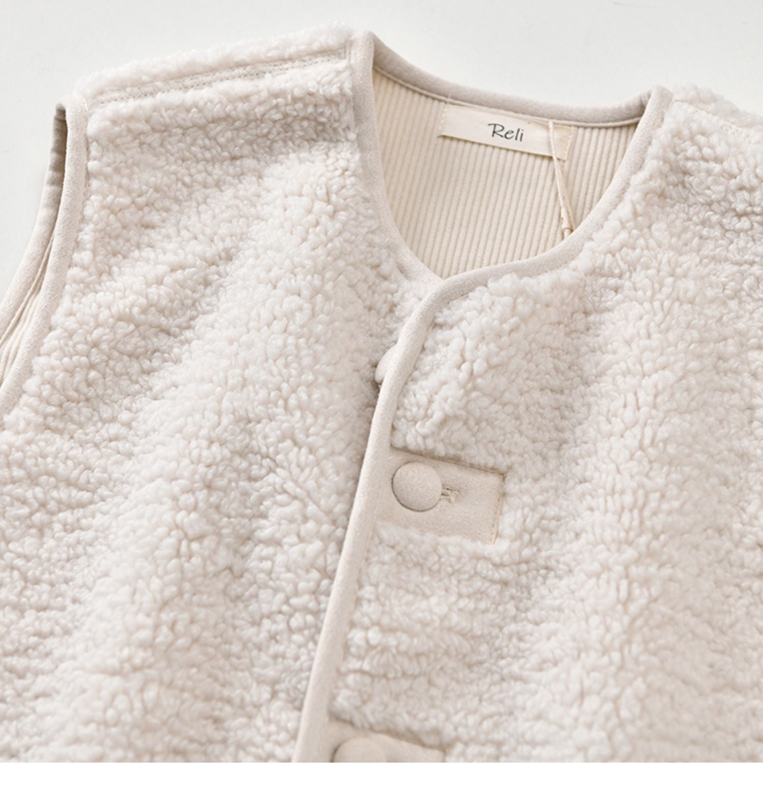 【秋新作】秋冬ボアベスト M0008