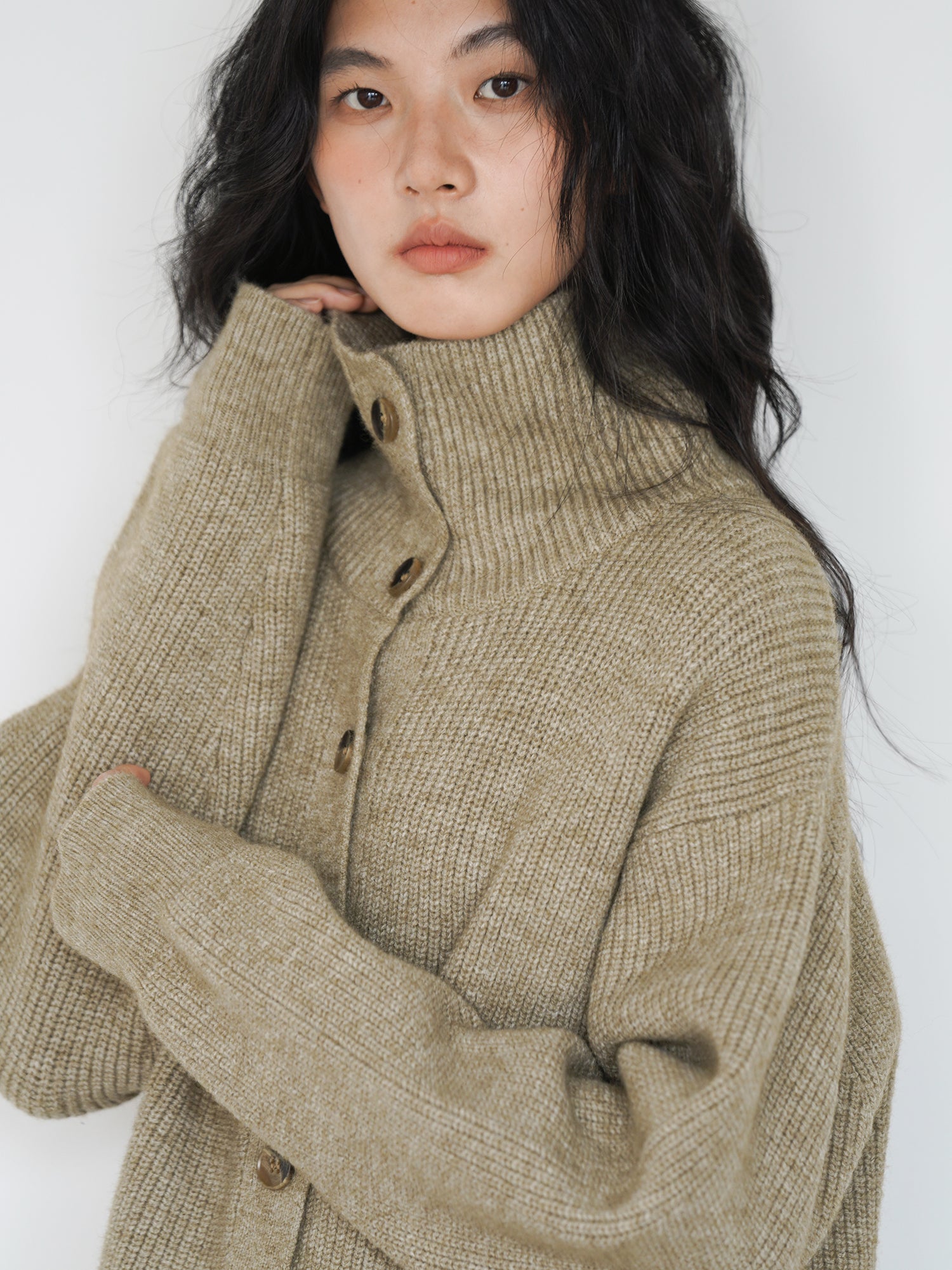 ウィンターニットカーディガン M00038