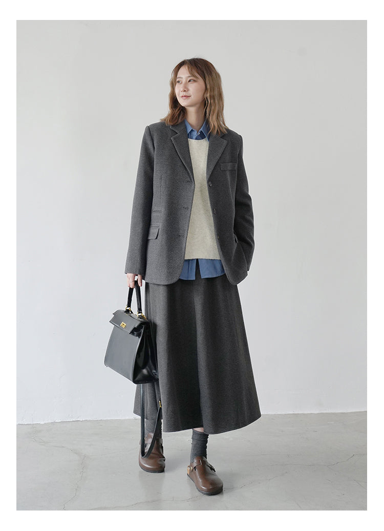 ウールスカート M00056