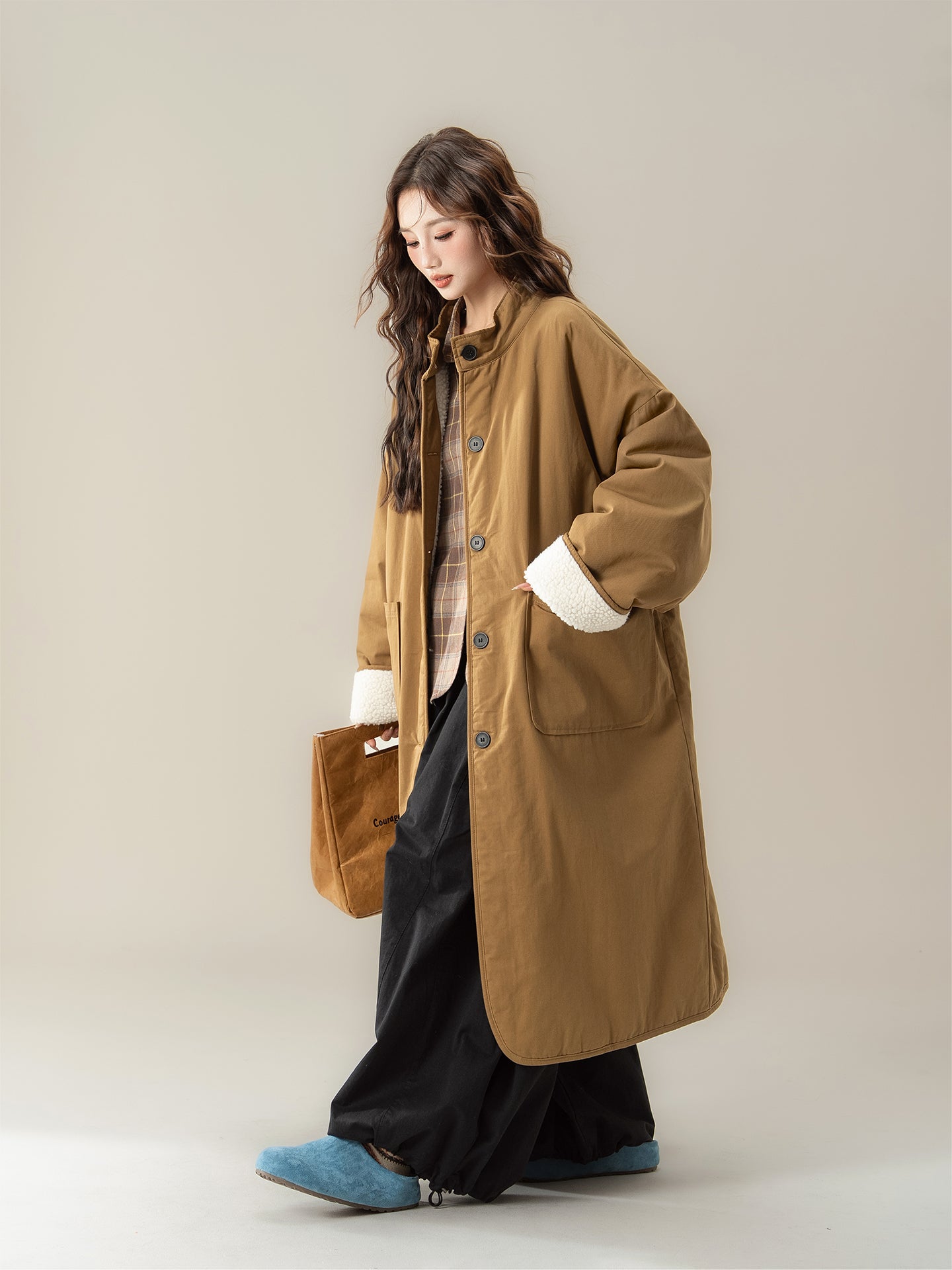 オーバーサイズ トレンチコート M00072