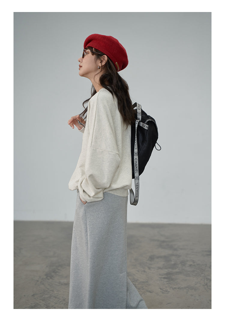 刺繍 ルーズフィット パーカー M00061