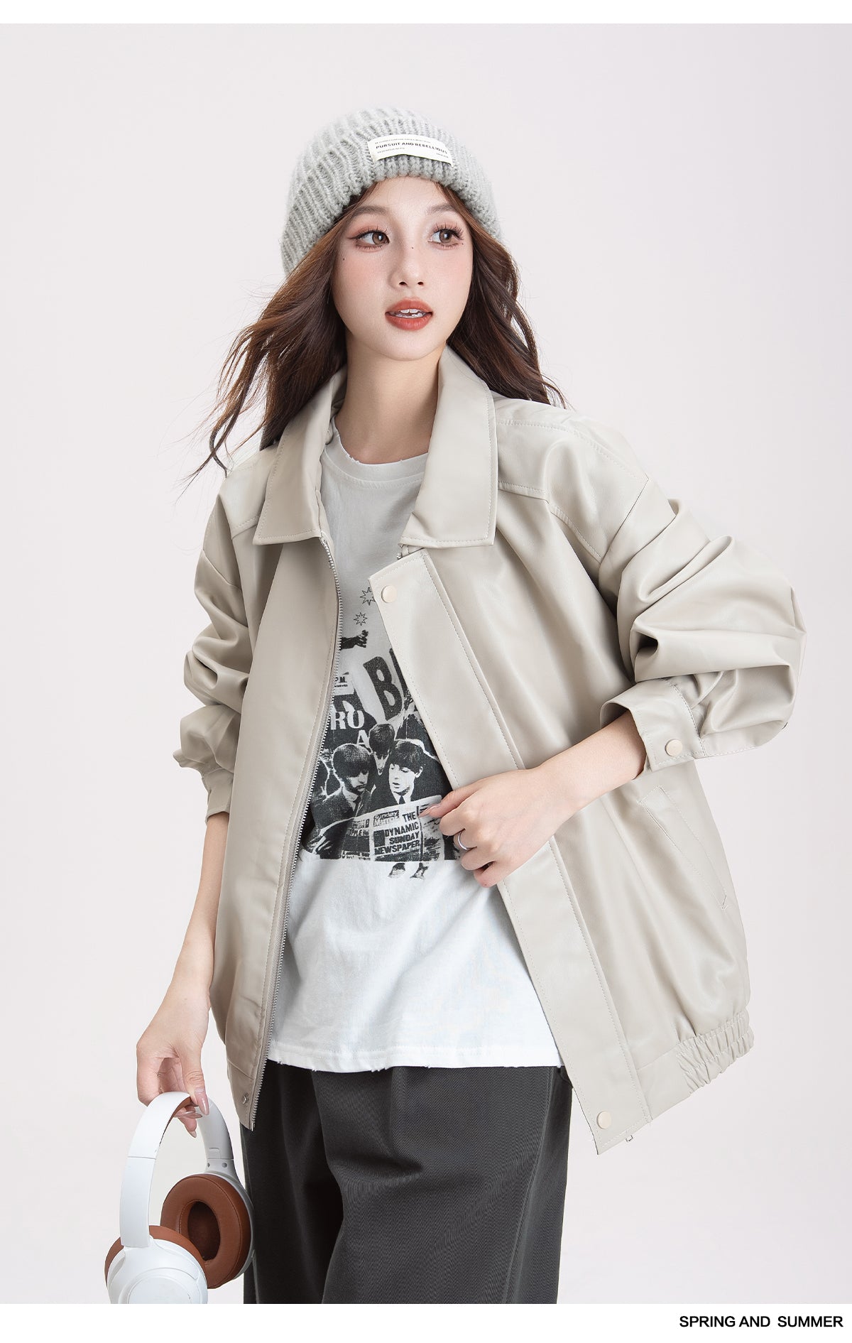 レザー ショートコート M00081