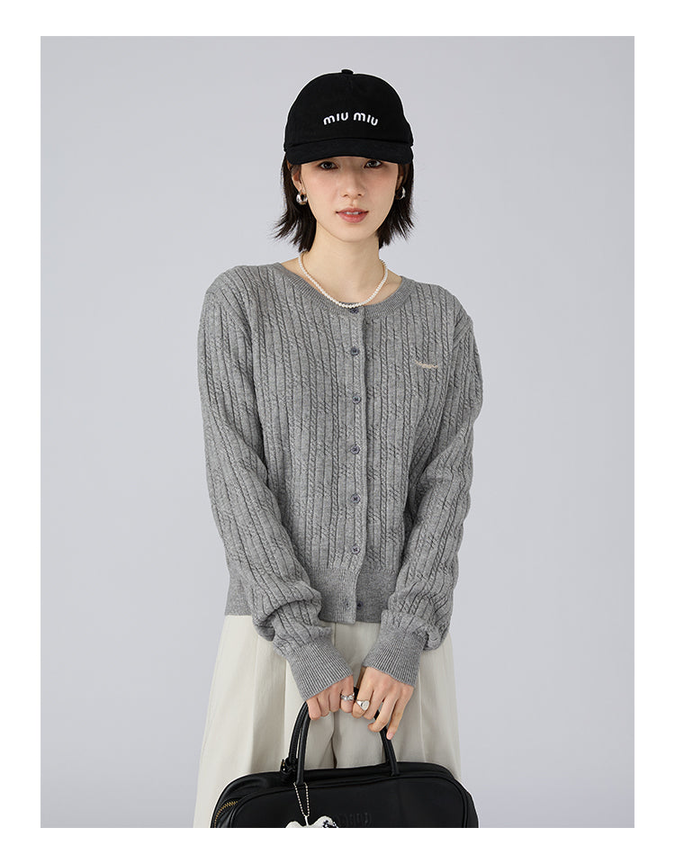 アーガイル柄 ニットトップス M00106