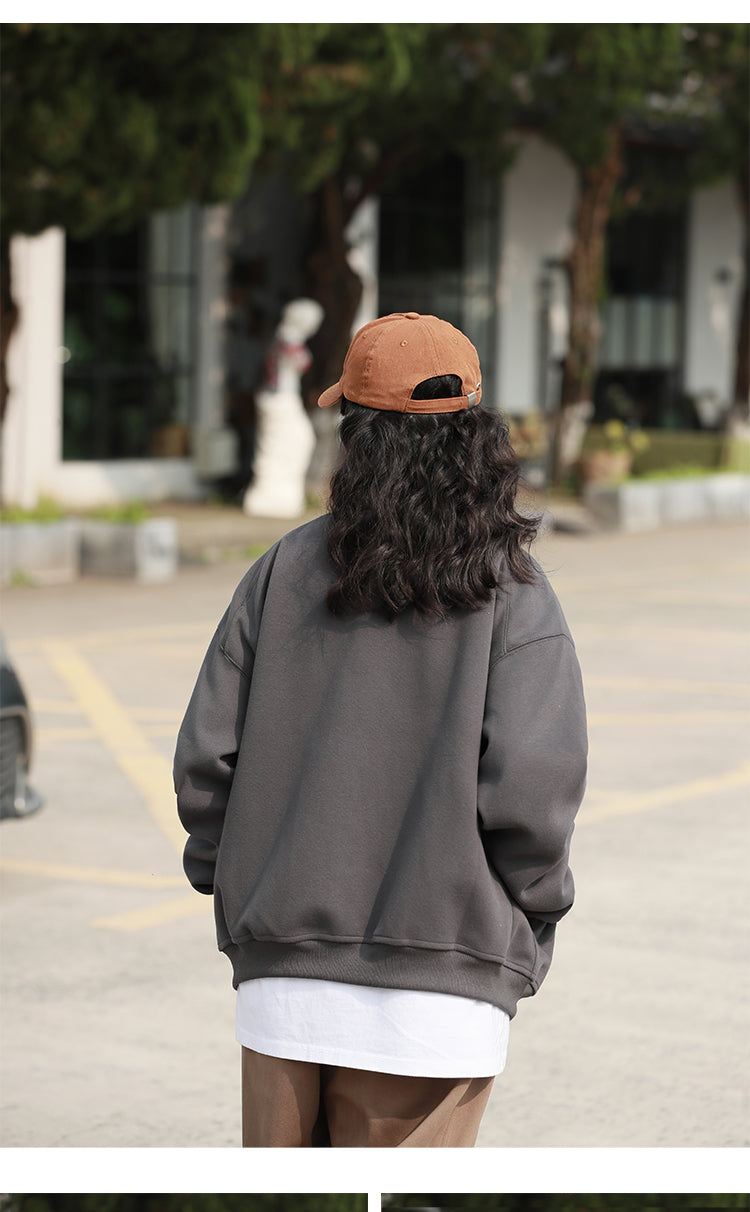 スタンドカラー カーディガン スウェット M00112