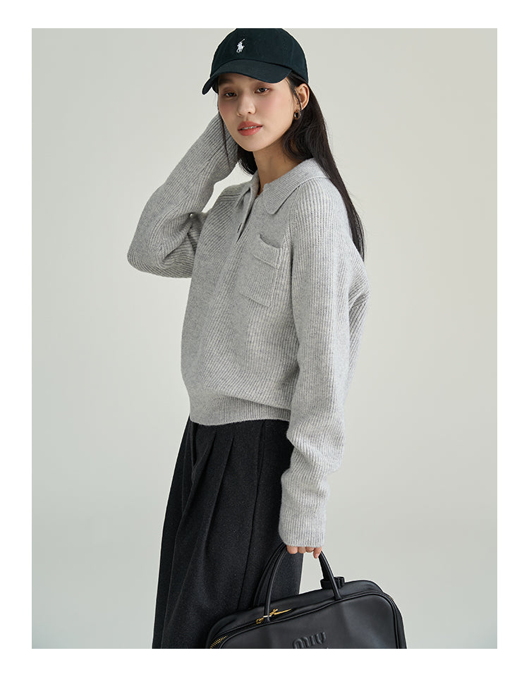 カフスネック ニット M00064