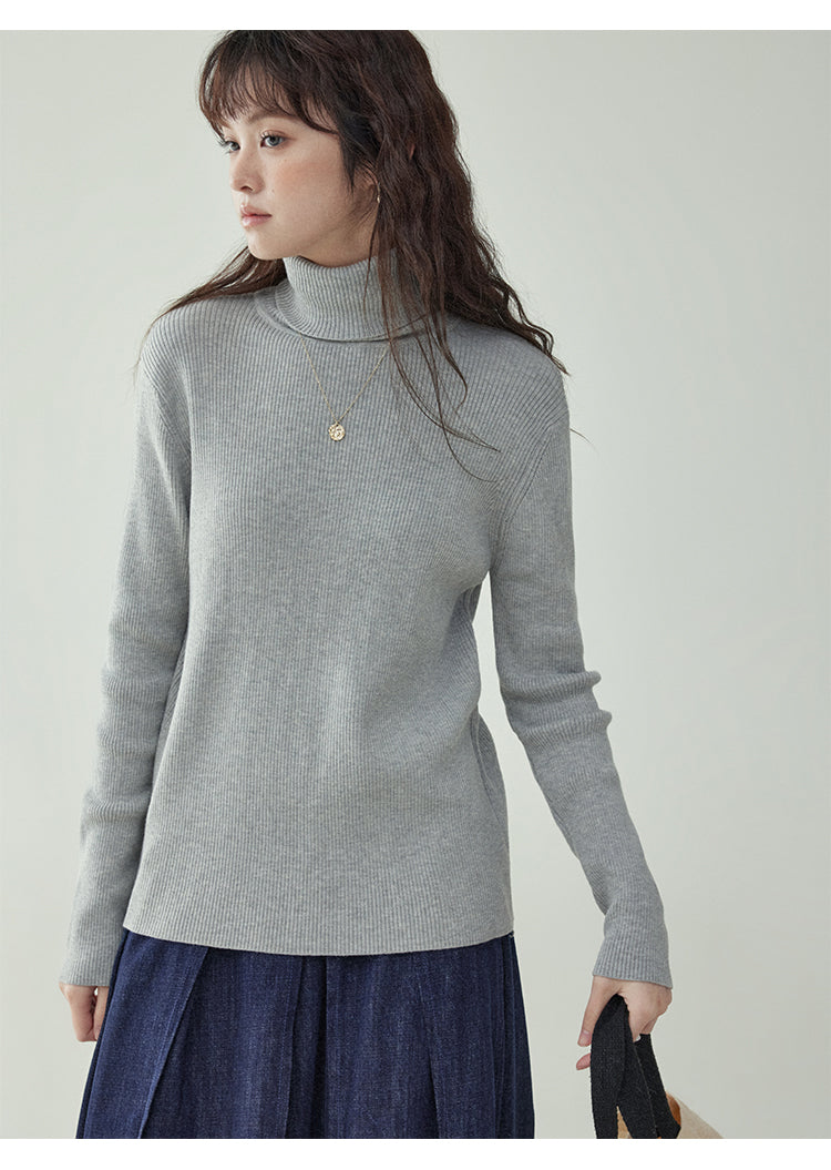 ウールタートルネックニット M00014