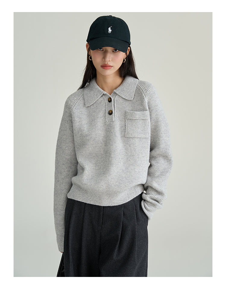 カフスネック ニット M00064