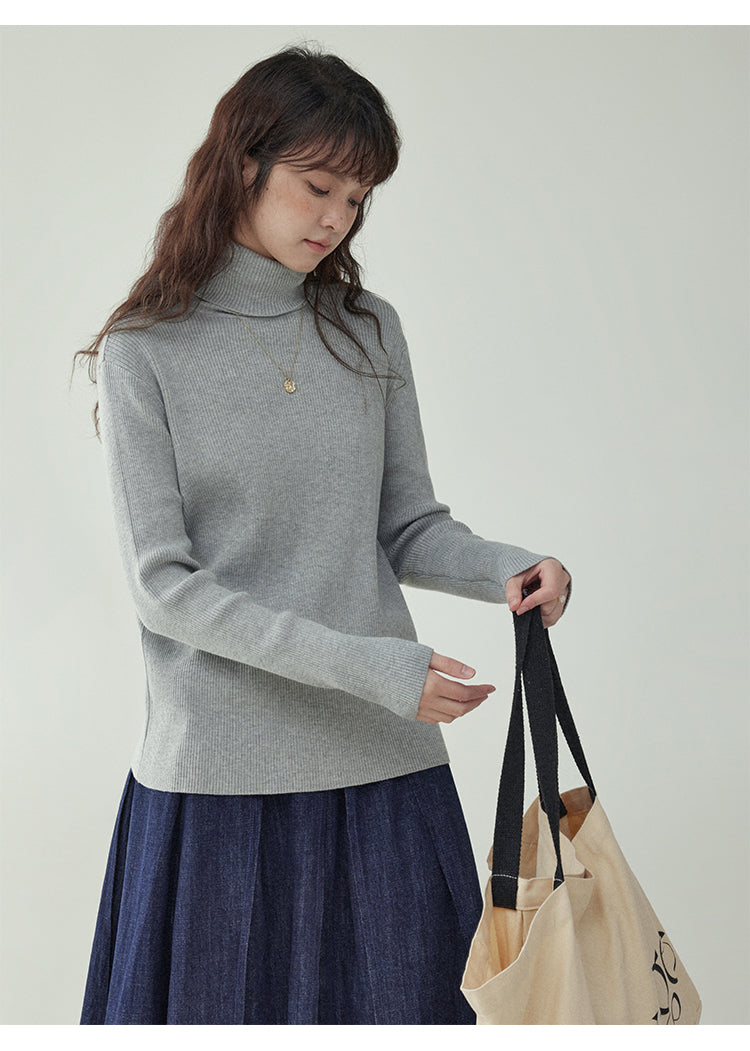 ウールタートルネックニット M00014