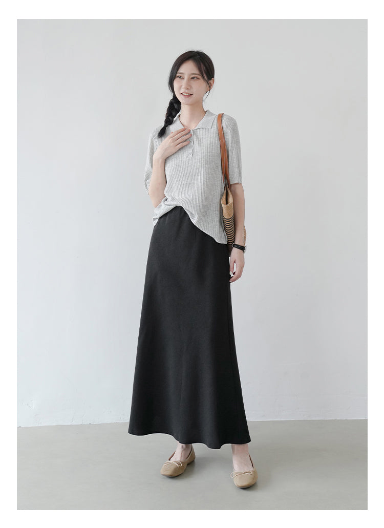 Aラインスカート M00055