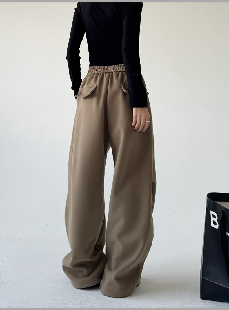 カジュアル ワイドレギンス トラックパンツ M00109