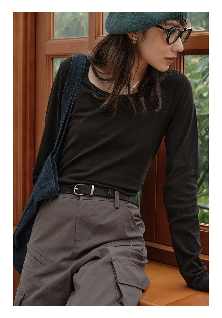 ディープラウンド T シャツ ロングスリーブ M00063