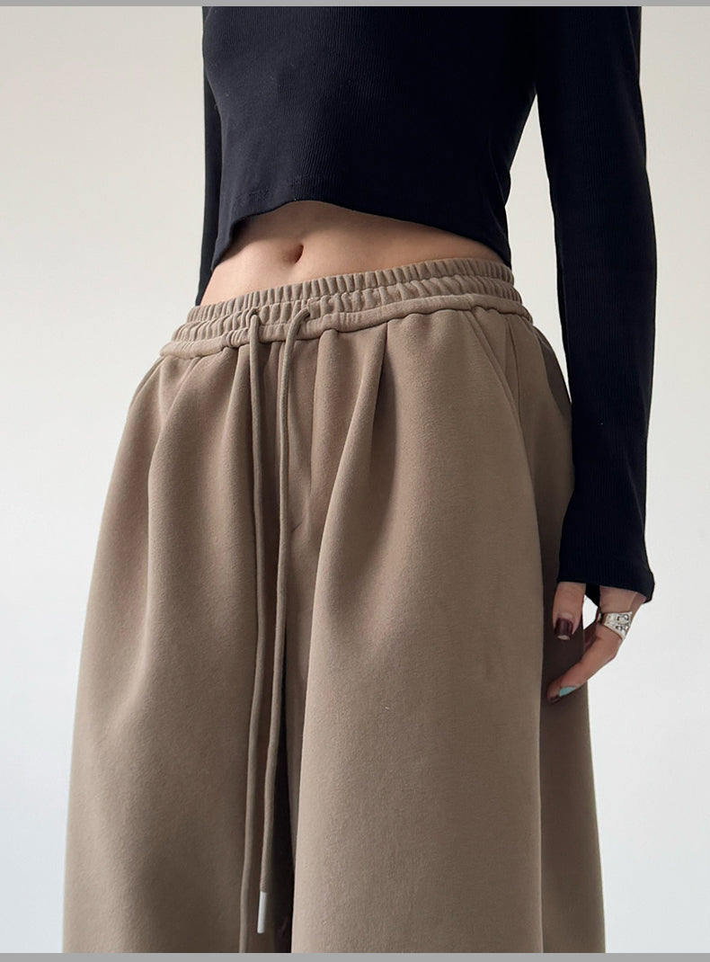 カジュアル ワイドレギンス トラックパンツ M00109