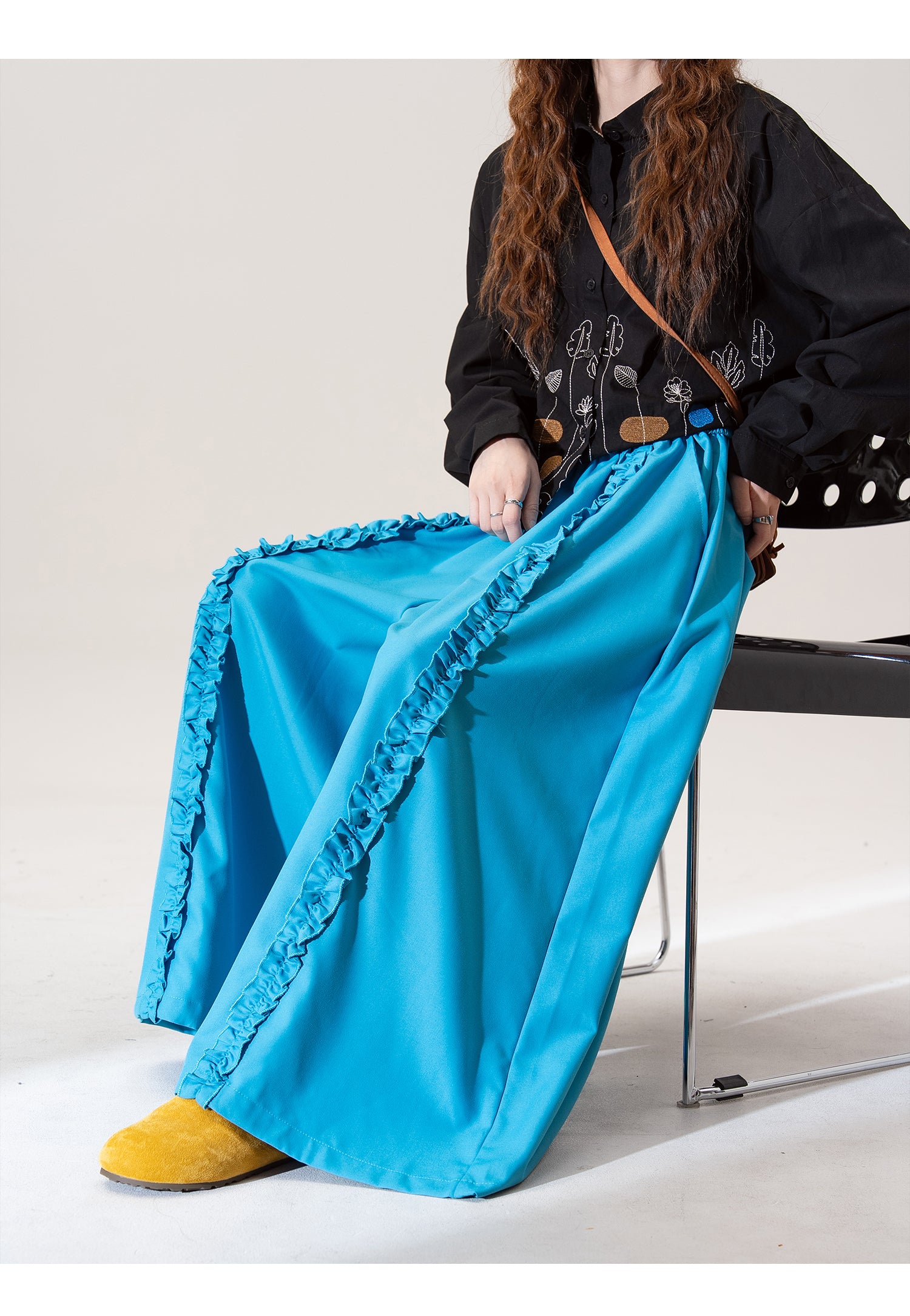 ロング スカートパンツ M00087