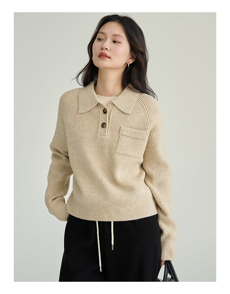 カフスネック ニット M00064