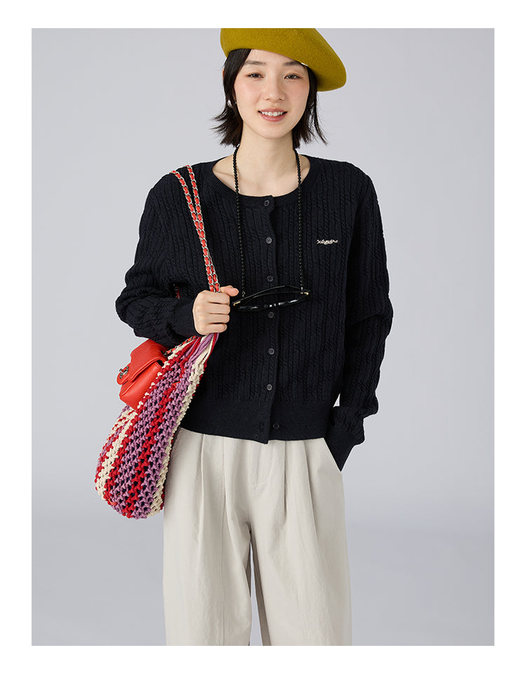 アーガイル柄 ニットトップス M00106