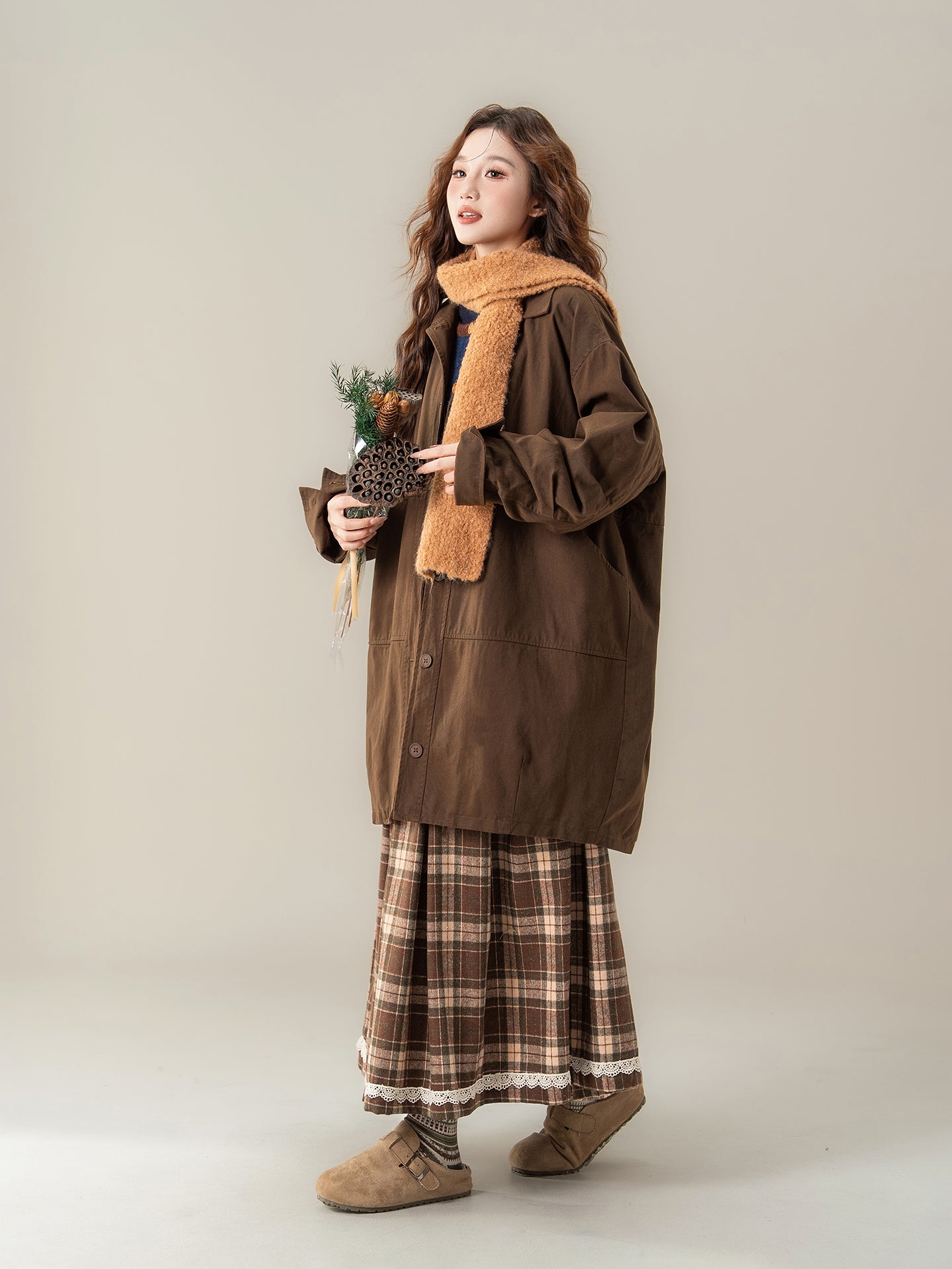 シルエット トレンチコート M00086