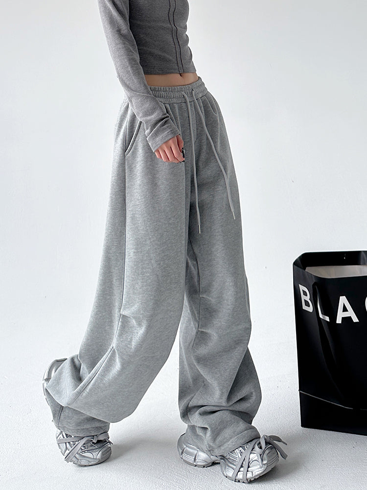 カジュアル ワイドレギンス トラックパンツ M00109