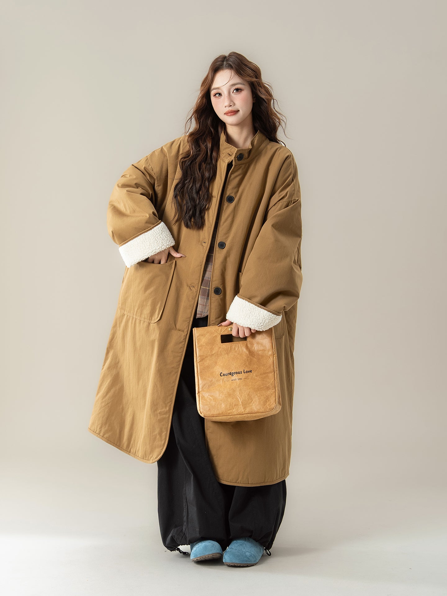 オーバーサイズ トレンチコート M00072