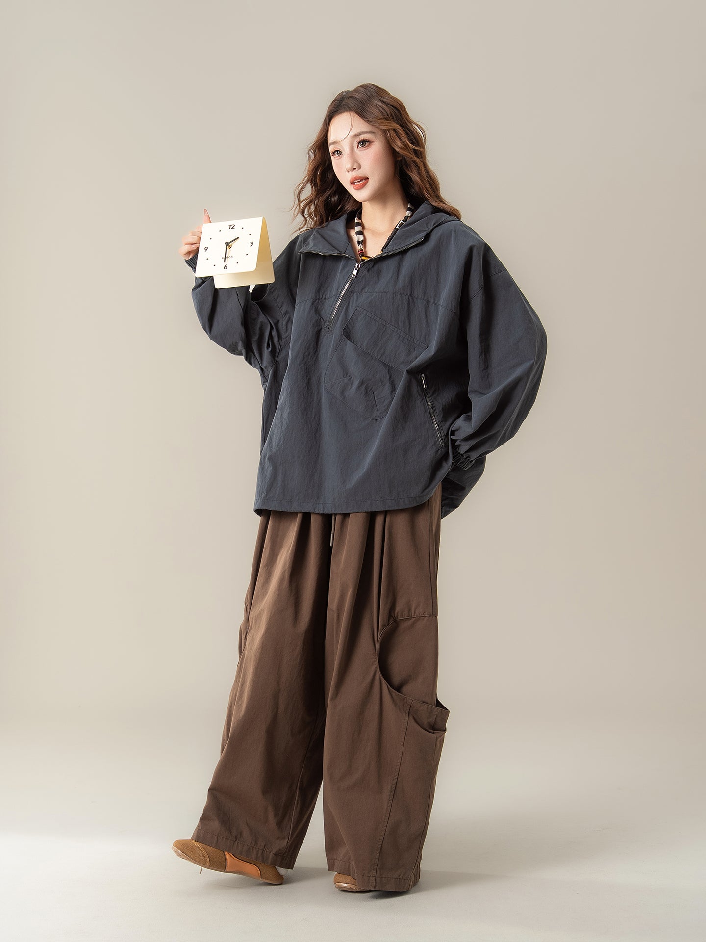 フード付き ジッパージャケット M00084