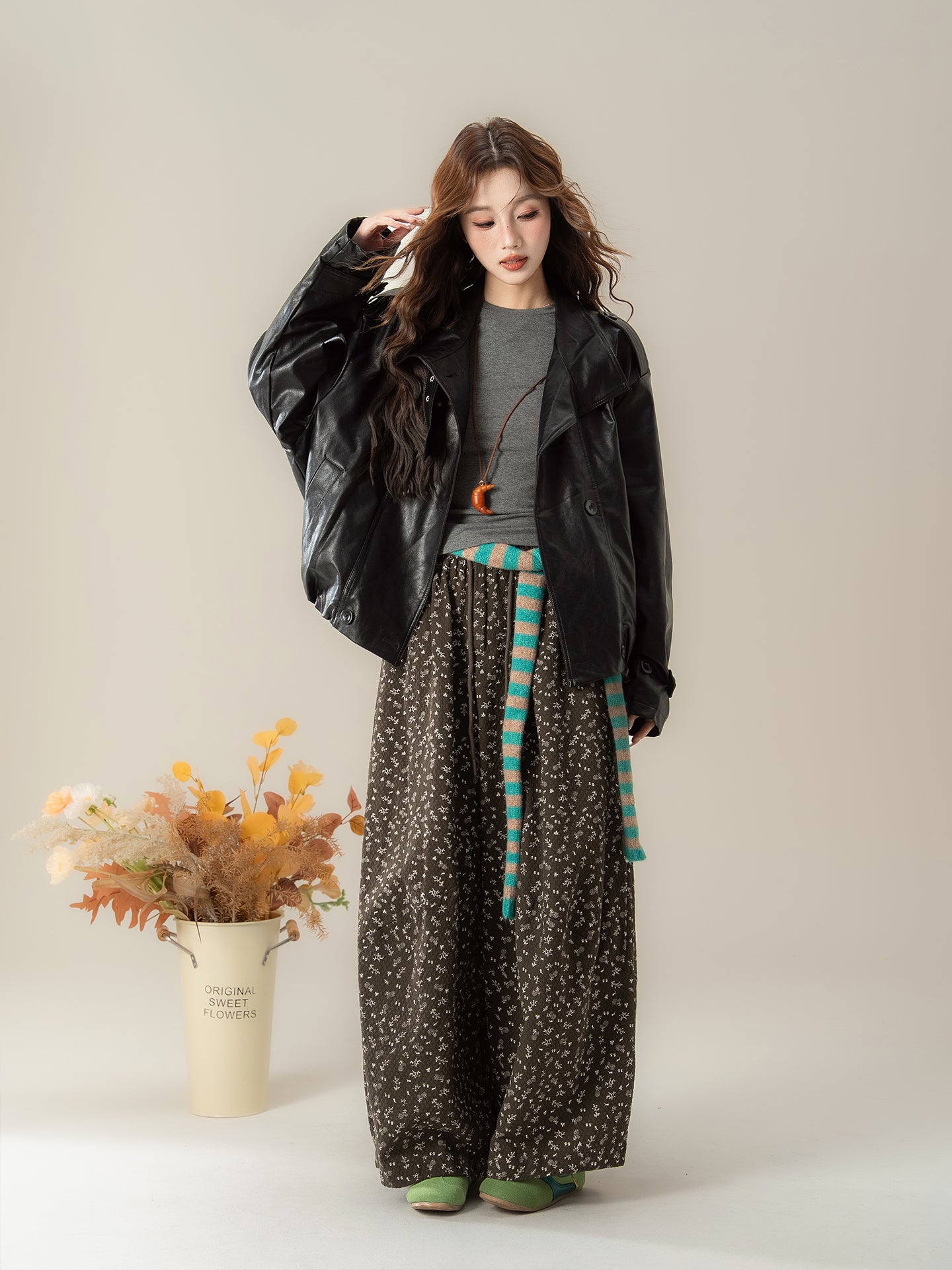 レトロ ブラックレザージャケット M00079