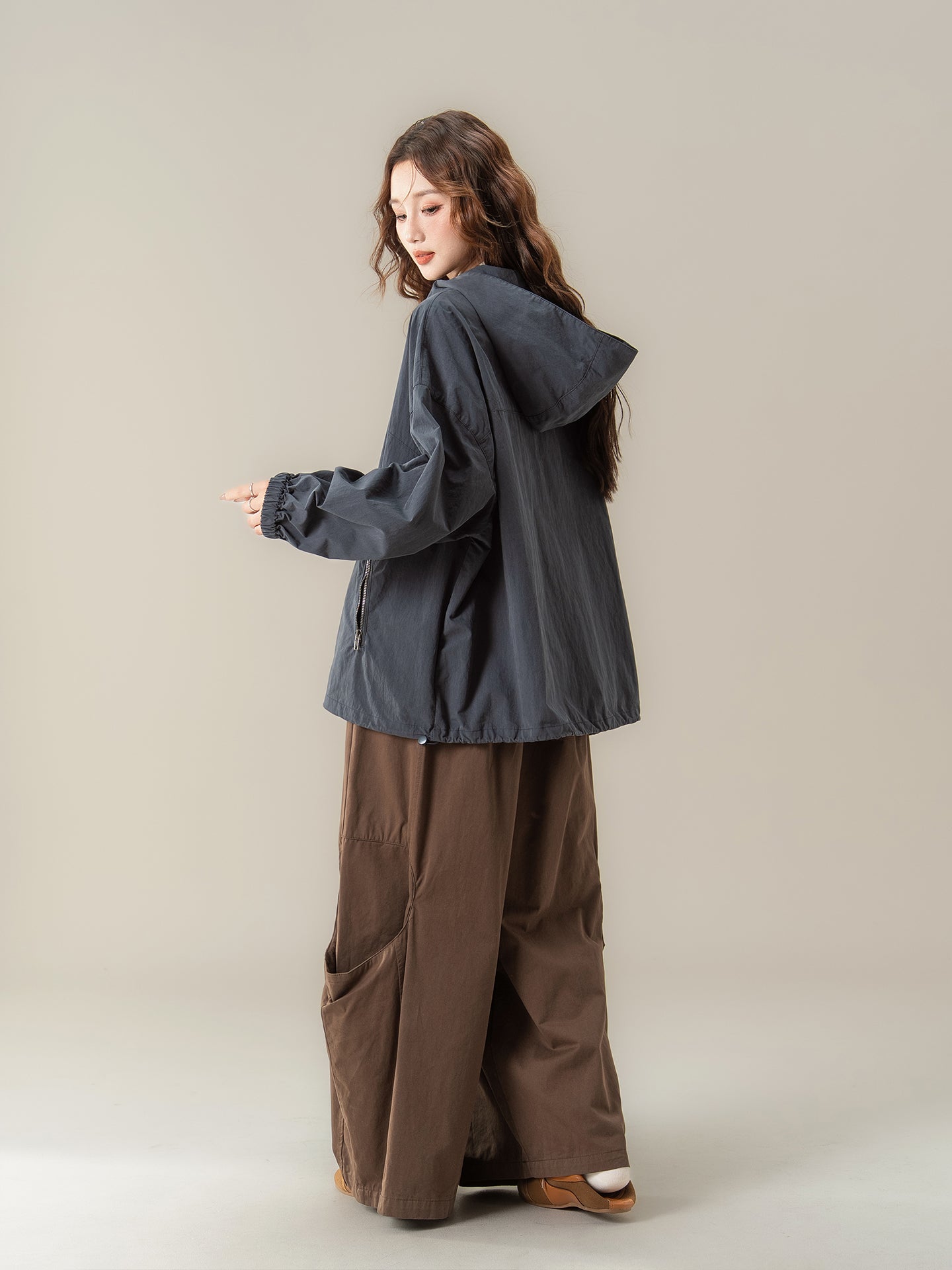 フード付き ジッパージャケット M00084