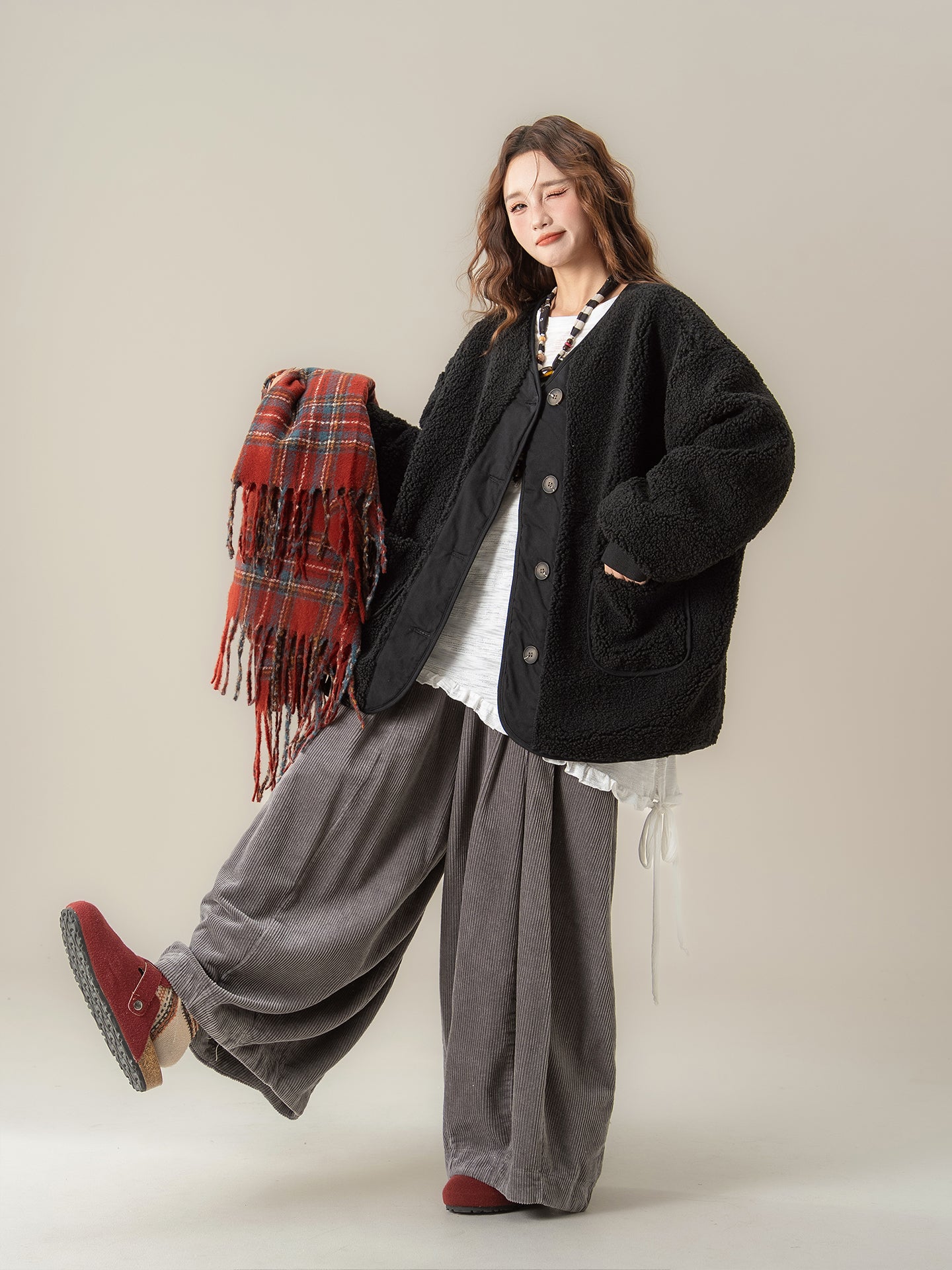 ラムズウール コート M00074