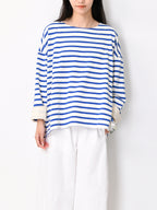 ストライプヘムTシャツ M00023
