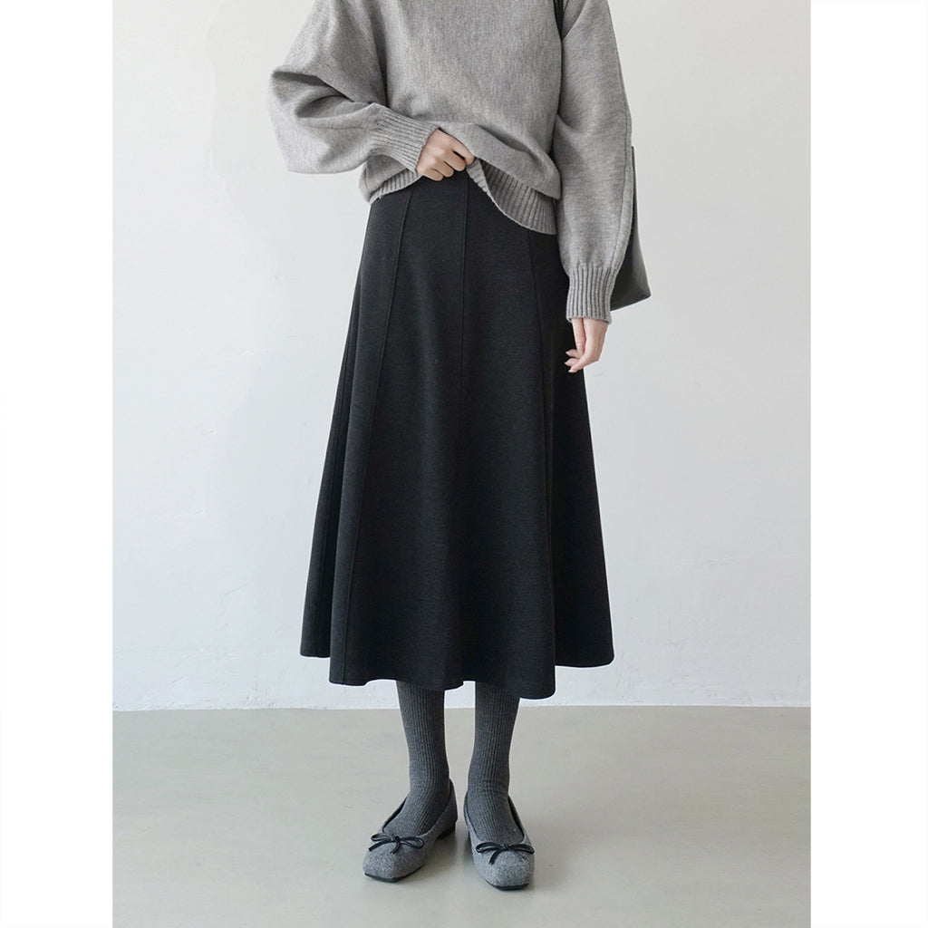 ウールフレアスカート M00054