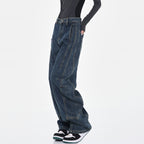 ワイドレッグ デニムパンツ M00068