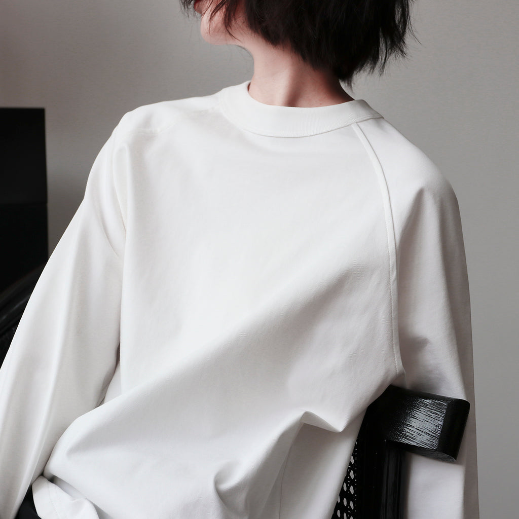 クルーネック ロングスリーブ T シャツ M00108