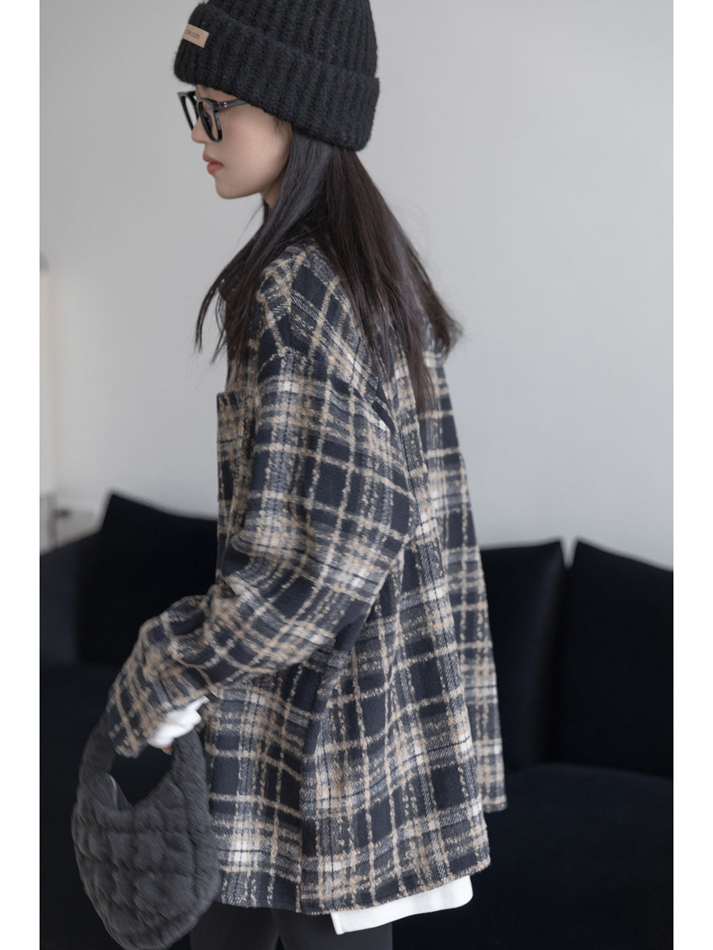 【新作キャンペーン】チェック柄オーバーシャツ M00145