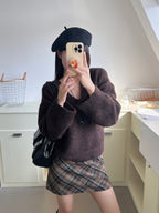 【新作キャンペーン】Vネックリラックスニット M00152