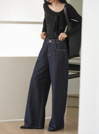 ワイドデニムパンツ M00040