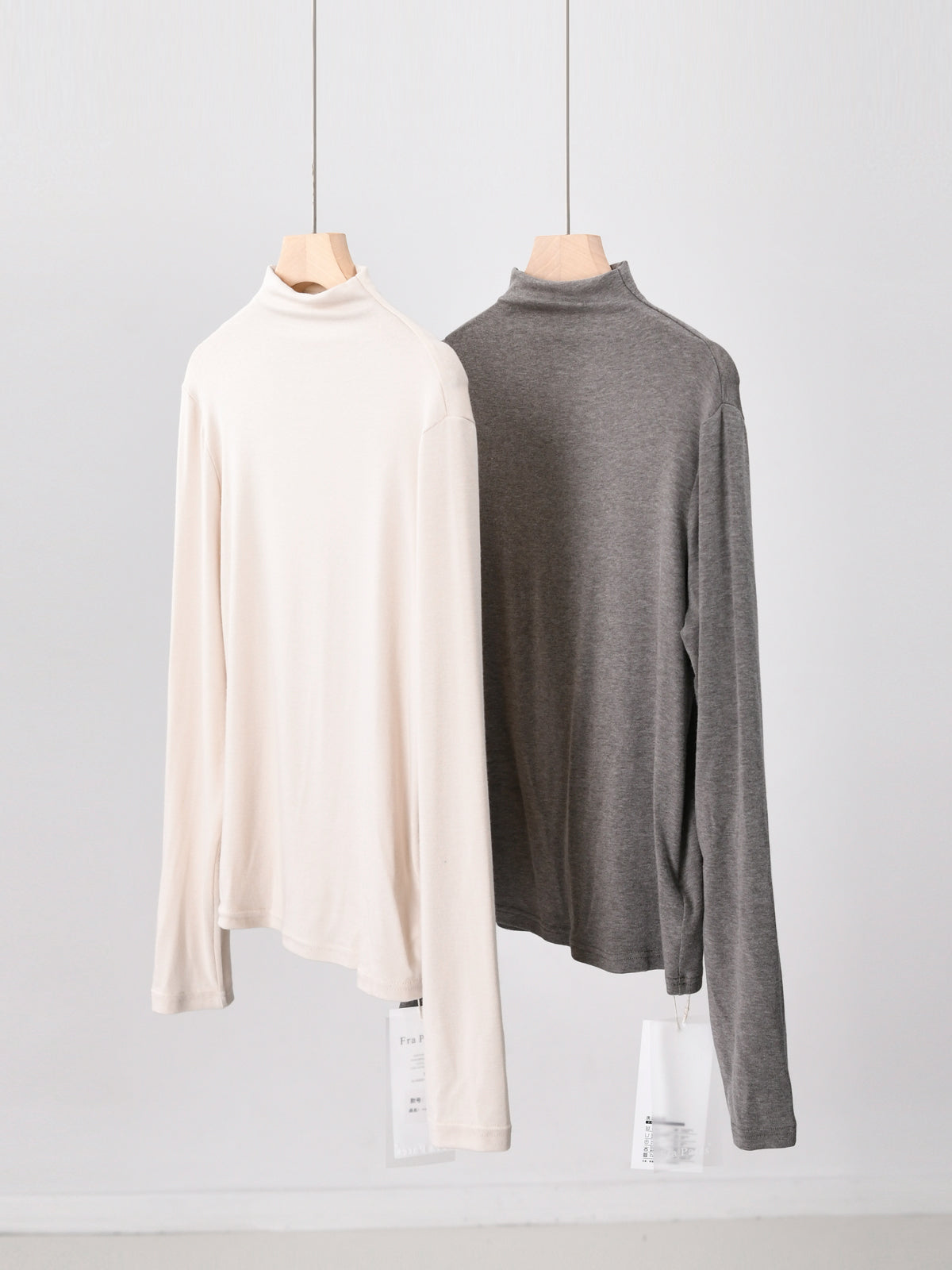 ソフトハイネックTシャツ M00018