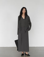 セットアップワンピース＆カーディガン M00024