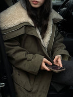 ボア切り替えダウンジャケット（ホワイトダックダウン） M00125