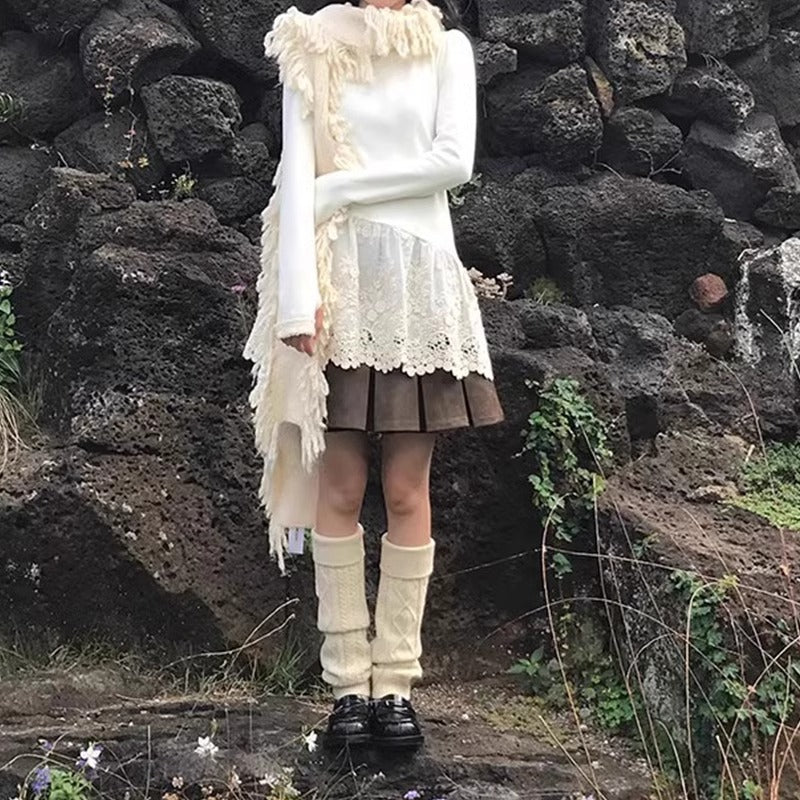 レースコンビ ロングスリーブT M00165