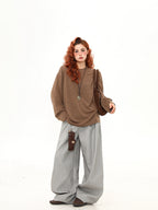 リネン ドレープ感 長袖 M00094