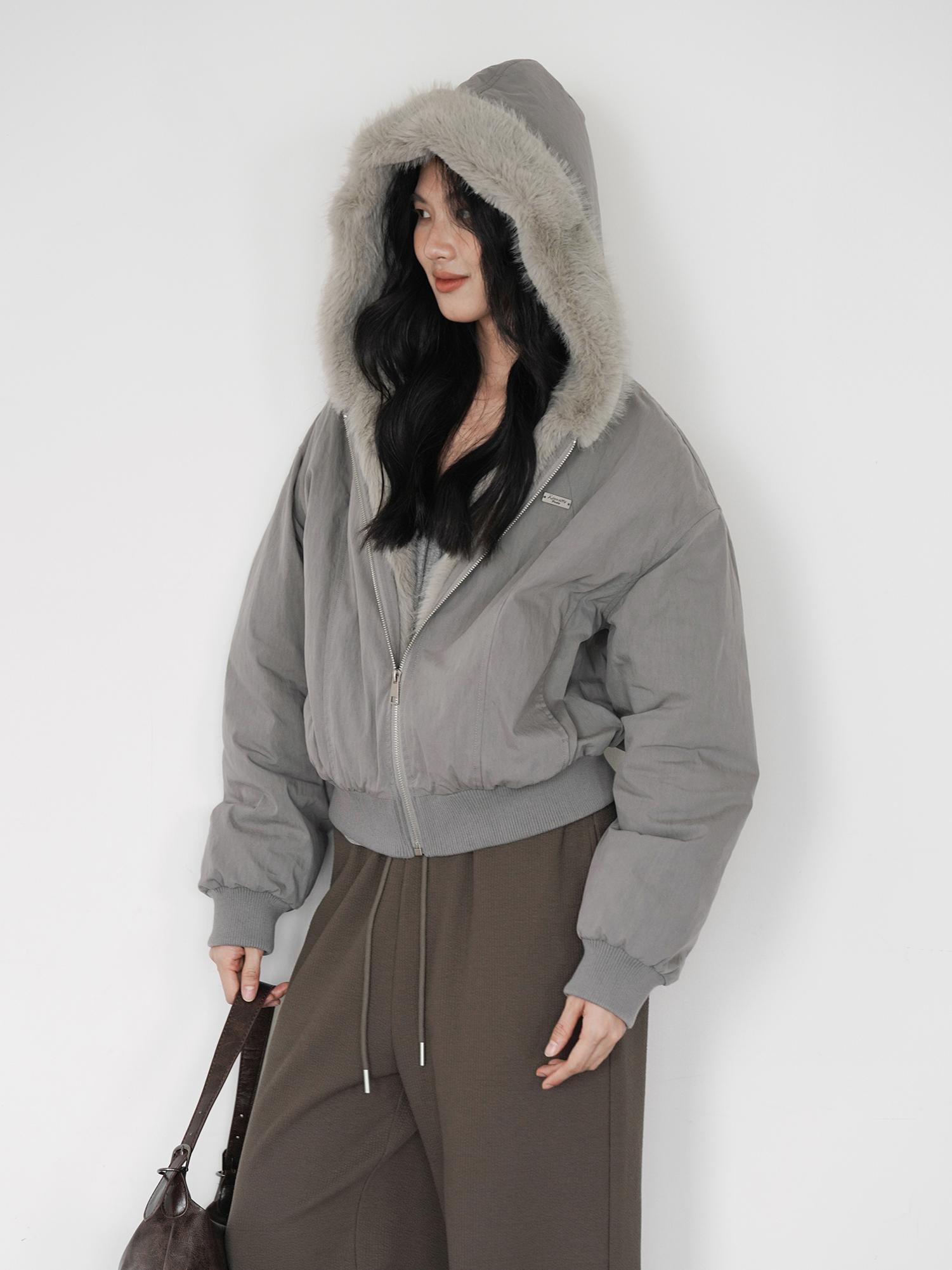 フード付き中綿ジャケット M00126