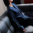 ツートンカラークルーネックスウェット M00026