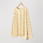 ストライプヘムTシャツ M00023