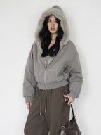 フード付き中綿ジャケット M00126