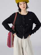 アーガイル柄 ニットトップス M00106