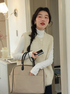 【新作キャンペーン】フリル付きニットベスト M00150