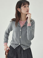 レイヤード風カーディガン M00012